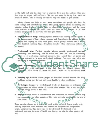 Physical Exercise in Todays Fast-Paced Modern World