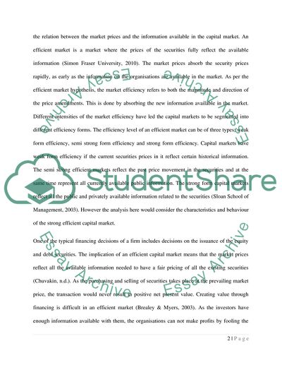 Strategic Financial Management