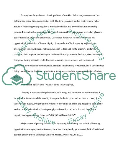 Poverty and Inequality