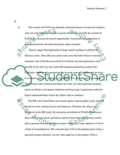 NAFTA, DRUGS, RULING