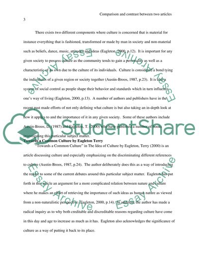 compare and contrast essay two countries