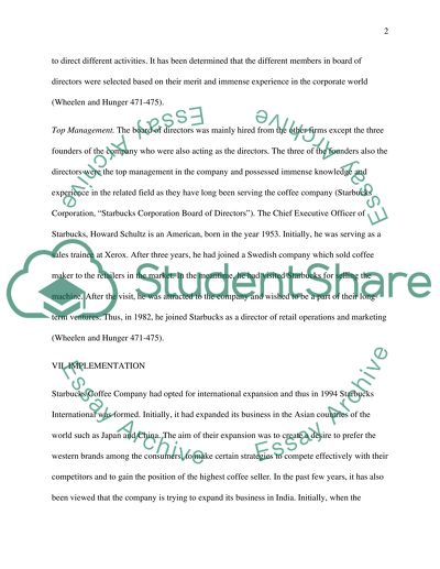 Starbucks Coffee Company