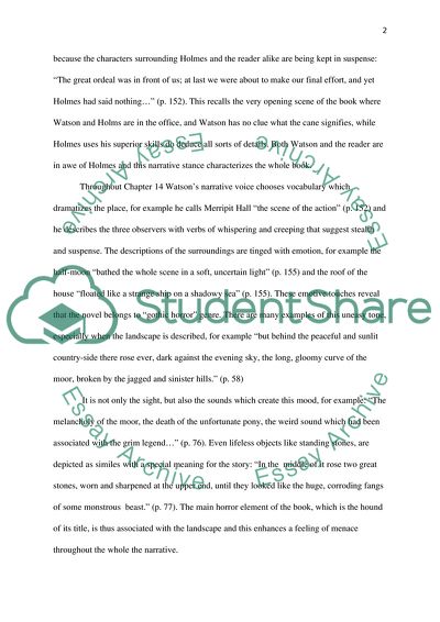 Narrative Techniques Used in The Hound of the Baskervilles