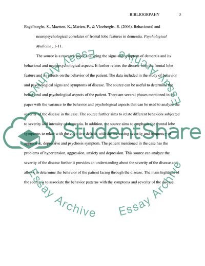 Gerontological Nursing and Psychological Medicine