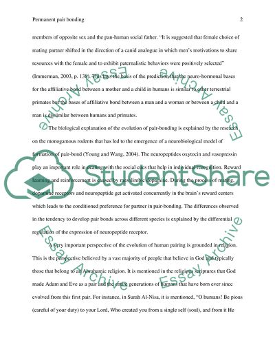 Permanent Pair Bonding