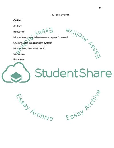 Strategic role of information system in contemporary business