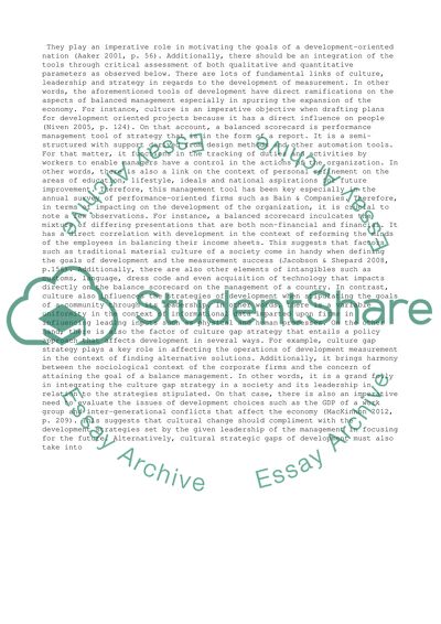 Development of a measurement model for balance management