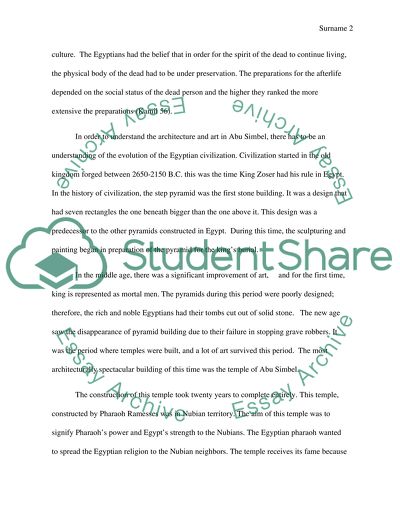 Cultural and Technologies Effects on Abu Simbel Temple in 12th Century to 15th Century