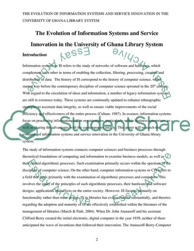 service innovation thesis