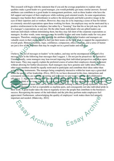 The Five Messages Leaders Must Manage