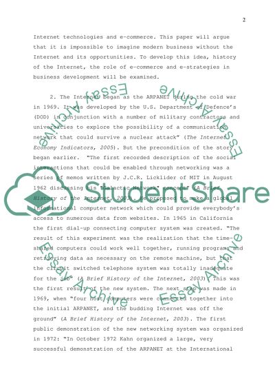 Internet, ECommerce, EBusiness