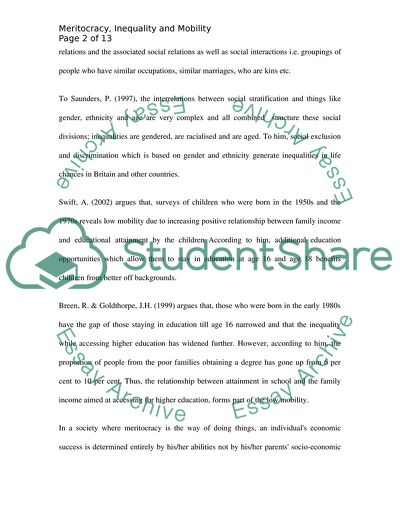 Meritocracy, Inequality, and Mobility