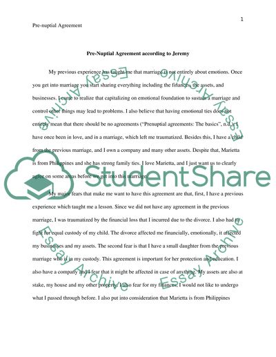 Prenuptial Agreements: The Basics