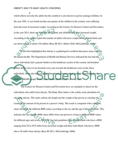 Obesity and Its Many Health Concerns