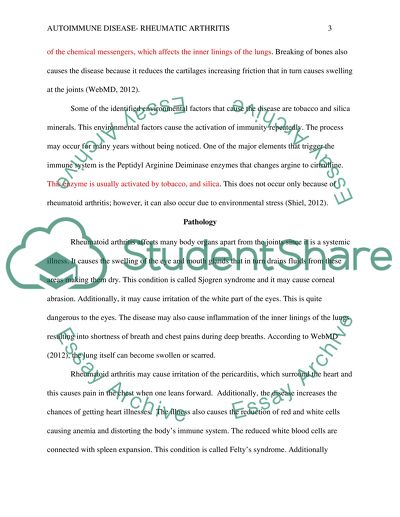 Autoimmune Disease-Rheumatoid Arthritis