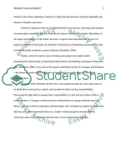 Project Management - Module 1:2 roles in project management