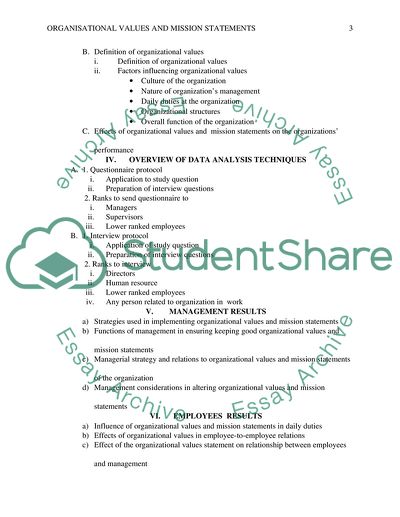 Research Paper outline
