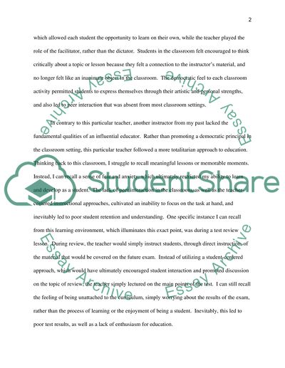 Portrait of a Teacher