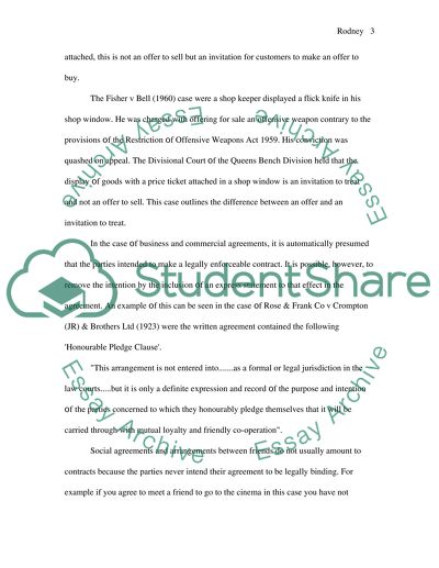 Advise Rodney on course of action