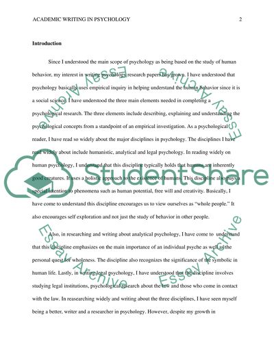 How To Write in Psychology