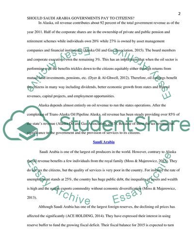 The Strategy of Alaska in Saudi Arabia