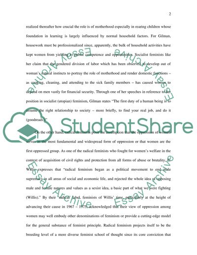 Feminism( You pls.pick I do not have time, whatever is easiest to earn an A+)