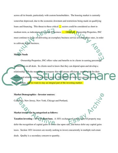 Marketing Plan College Case Study