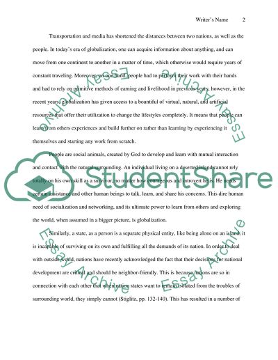 Globalization and States