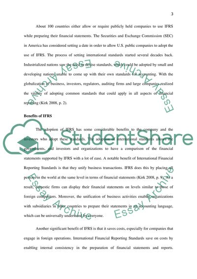 Financial Statements in Accordance with the Generally Accepted Accounting Principles
