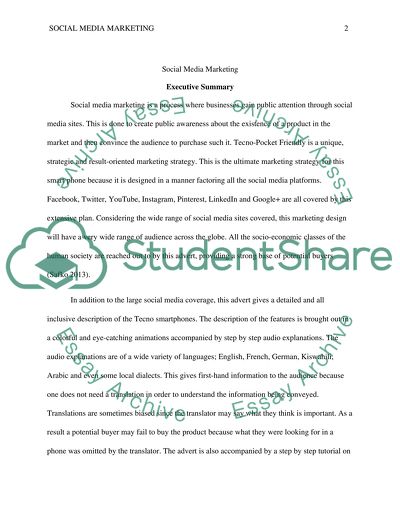 Social Media Marketing