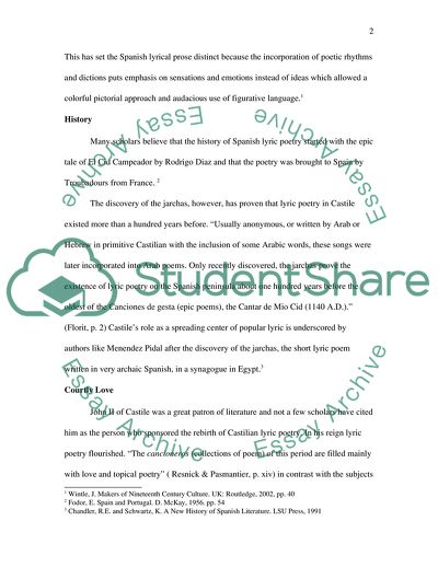 Western Lyric Poetry