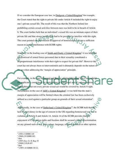 The Impact of the Human Rights Act 1998 on Individuals
