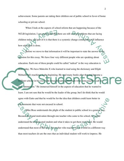 The Myth of Education and Empowerment