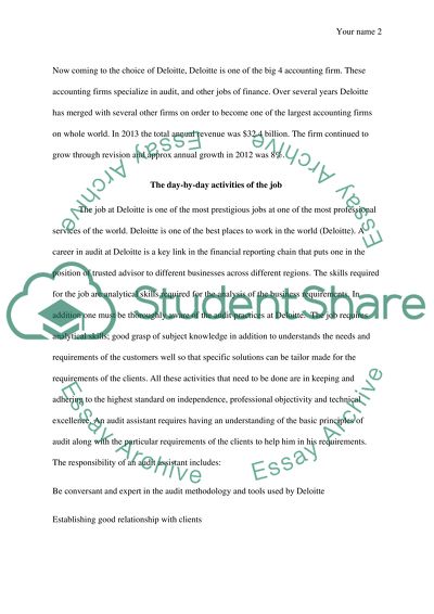 The Day-by-Day Activities of the Job