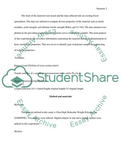 The Mechanical Properties of Materials