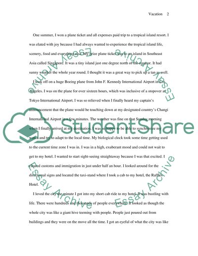 The Best Vacation I Ever Had