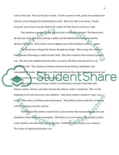 The Relationship Between Politics and Economics