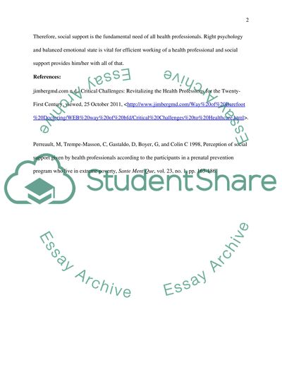 A Psychological Perspective