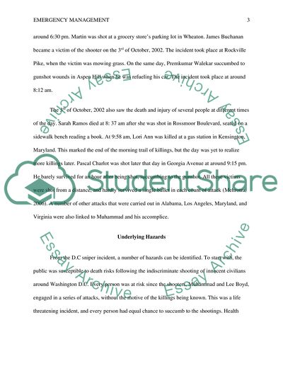 Details on 2001 DC Sniper