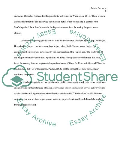 PUBLIC SERVICE MATTERS SPOTLIGHT CONTEST