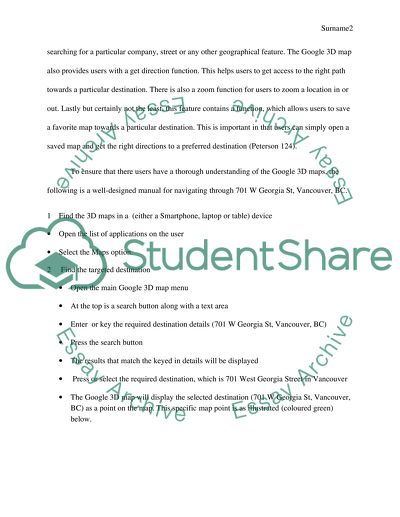 Manual - Google Street (Google map 3D)