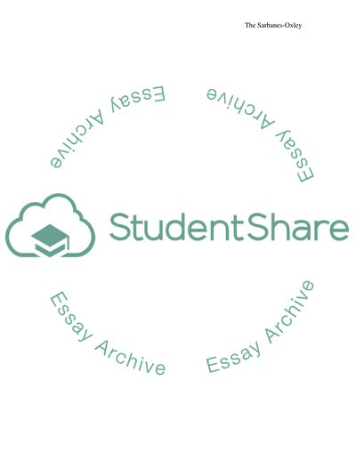 The Influence of the Sarbanes-Oxley Regulations on Securities Markets