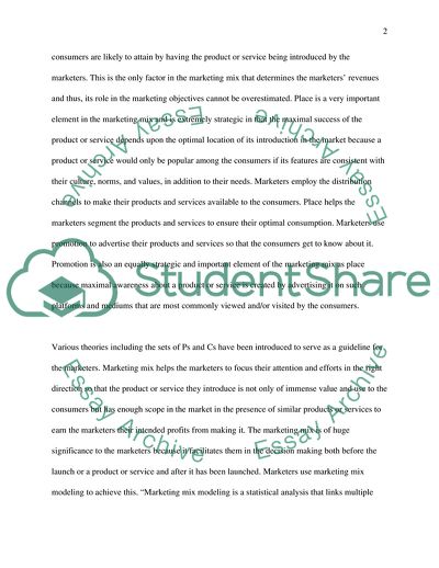 Marketing Mix and its Importance for the Marketers