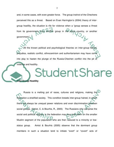 The Political Psychology of Conflicts