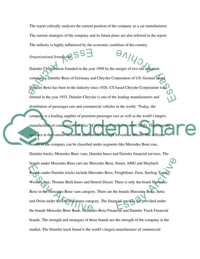 The Global Car Industry