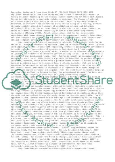 Exploring Business: Pfizer