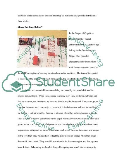 Learning Science, Math and Technology with Childrens Engagement in Play