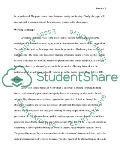 Working Landscapes: Mining, Forestry, Farming