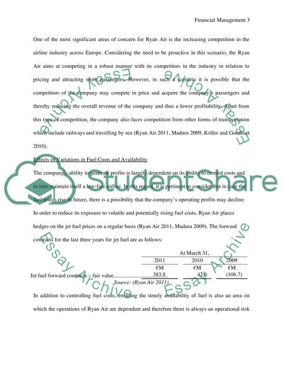 Ryan Air Transactional, Operational and Translational Exposures