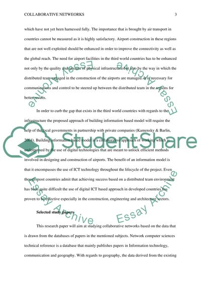 Collaborative networks